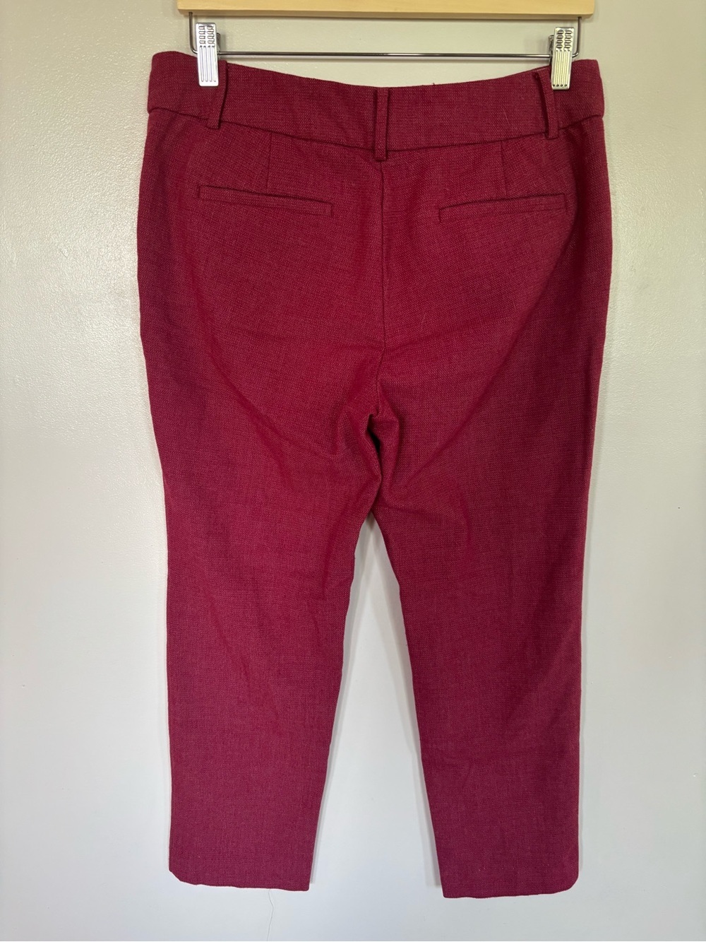 Loft Riviera Slim Pants in Linen Blend - Picture 4 of 5